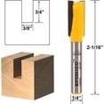thumbnail image 4 of Yonico 5 Bit Straight/Dado Router Bit Set - 1/4" Shank - 14522q, 4 of 7