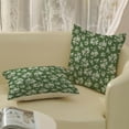 thumbnail image 4 of Spring Flower Pillow Covers 18x18 Chinoiserie Sage Green Floral Farmhouse Decor Throw Pillows for Couch Seasonal Pillowcase Outdoor Decorative Cushion Case for Sofa Bed Decorations Set of 2, 4 of 6