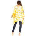 thumbnail image 2 of Sakkas Adalwin Second TieDye Desert Sun Circle Ponch Tunic Top Blouse W/Embroidery - 40-Yellow - One Size, 2 of 5