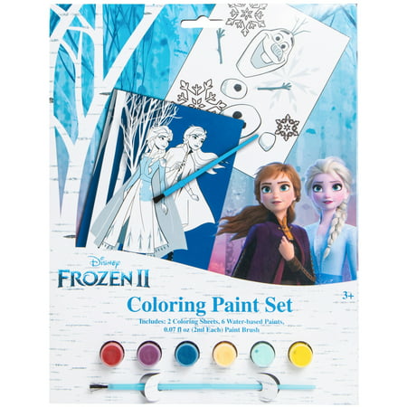 Disney Frozen 2 Coloring Paint Set with Elsa Anna and