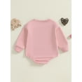 thumbnail image 4 of Toddler Big Bro Lil Sis Siblings Matching Outfits Baby Boy Girl Crewneck Sweatshirt Tops/Romper Spring Fall Clothes, 4 of 8