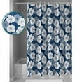 thumbnail image 3 of 72x78 Inch Shower Curtain Farmhouse Flowers Bathroom Decor Waterproof Fabric Bathtub Bath Curtains Decorative Country Pastoral Blue Floral Plants Extra Long Shower Curtain Set with Hooks, 3 of 6