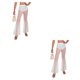 thumbnail image 4 of Pantalones transparentes de verano Sonducket estilo gótico mujer Pierna ancha encaje Blanco METRO 2Conjunto, 4 of 6