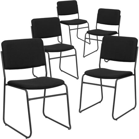 Durable Series Sled Base - Flash Furniture 5pk HERCULES Series 1000 lb. Capacity High Density Fabric Stacking Chair with Sled Base, Multiple Colors