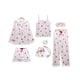 thumbnail image 4 of Conjunto de pijama de 7 piezas para mujer, Sexy ropa de dormir, trajes de dormir suaves y dulces, regalo para el hogar, otoño e invierno, 2024, 4 of 5