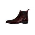 thumbnail image 2 of Jeffery West Wing Leather Chelsea Boots, Red, 2 of 9
