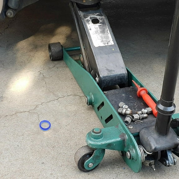 COSMOBETTY Coffee Gasket Hydraulic Jack Oil Seal Blue Soft Rubber 1Pcs