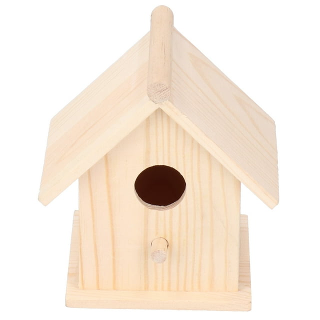 Bird Houses for Outside Clearance with Pole, Wood Birdhouse Blue Bird ...