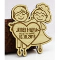 thumbnail image 1 of Personalized Wedding Save The Date Cards 20 Rustic Engraved Wood Magnets With Envelopes Wedding Announcements, 1 of 2