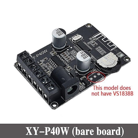 XY-P40W Stereo Power Amplifier Board - 30W 40W 2-Channel Audio Amp For DIY Speakers