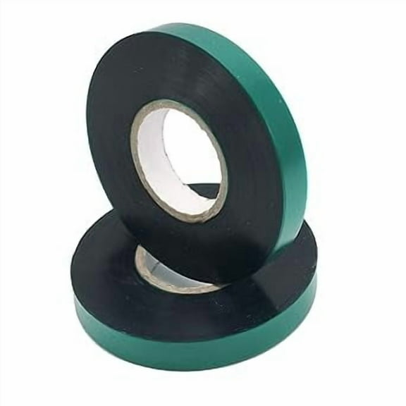 3 Rolls 150 Feet Stretch Tie Tape 0.5 Inch Garden Tie Tape Thick Plant Ribbon Garden Green Vinyl Stake for Indoor Outdoor Patio Plant Use