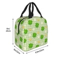 thumbnail image 2 of Yiaed St Patrick's Day11 Print Insulated Lunch Bag Reusable Cute Tote Lunch Box, Leakproof Cooler Lunch Bags for Work Office Travel School Picnic, 2 of 5