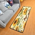 thumbnail image 2 of Coolnut Sunflower Butterfly Non-Slip Runner Rug Area Rug Washable Rectangle Rug for Bedroom Living Room Bathroom Hallways 72x24 Inches#72 Home Decor, 2 of 7