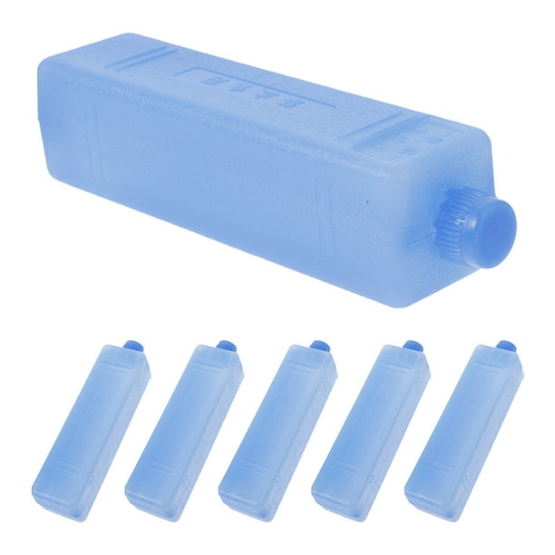 BRIGHTFUFU 6 paquetes de hielo reutilizables para enfriar: para ventiladores y conservación de alimentos. Bloques de congelación portátiles para acampar o hacer picnics al aire libre.