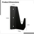 thumbnail image 4 of Jack Stand Wall Mount, Heavy Duty Metal Car Jack Stand Hooks, Universal Wall-Mounted Tool Organizer for Hydraulic Jacks, Includes Screws and Expansion Tubes, Ideal for Garage Storage and Organization, 4 of 5