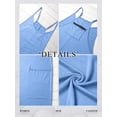 thumbnail image 7 of Xuanfei Women Solid Color V Neck Sleeveless With Pockets Casual Jumpsuit Romper, 7 of 7