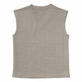 thumbnail image 7 of BLCHUNen Tops for Men Trendy Sleeveless Pullover V Neck Loose Stretch Breathable Sports Active Gym Athletic Casual Tank Tops, 7 of 7