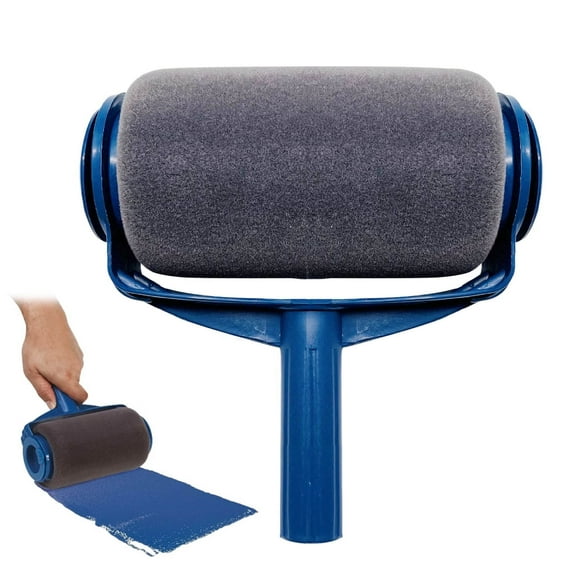 Sponge Paint Roller Brush Set Household Paintbrushes for Wall Ceiling,Refillable Paint Roller, DIY Home Wall Decoration Runner,Built-in Distributors