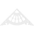 thumbnail image 2 of Ekena Millwork 36"W x 18"H x 1"P (12/12) Pitch Wagon Wheel Architectural Grade PVC Gable Pediment, 2 of 5