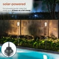 thumbnail image 6 of Alpine Corporation 34" Solar Edison Bulb Garden Stake Lights, Set of 2, White, 6 of 13