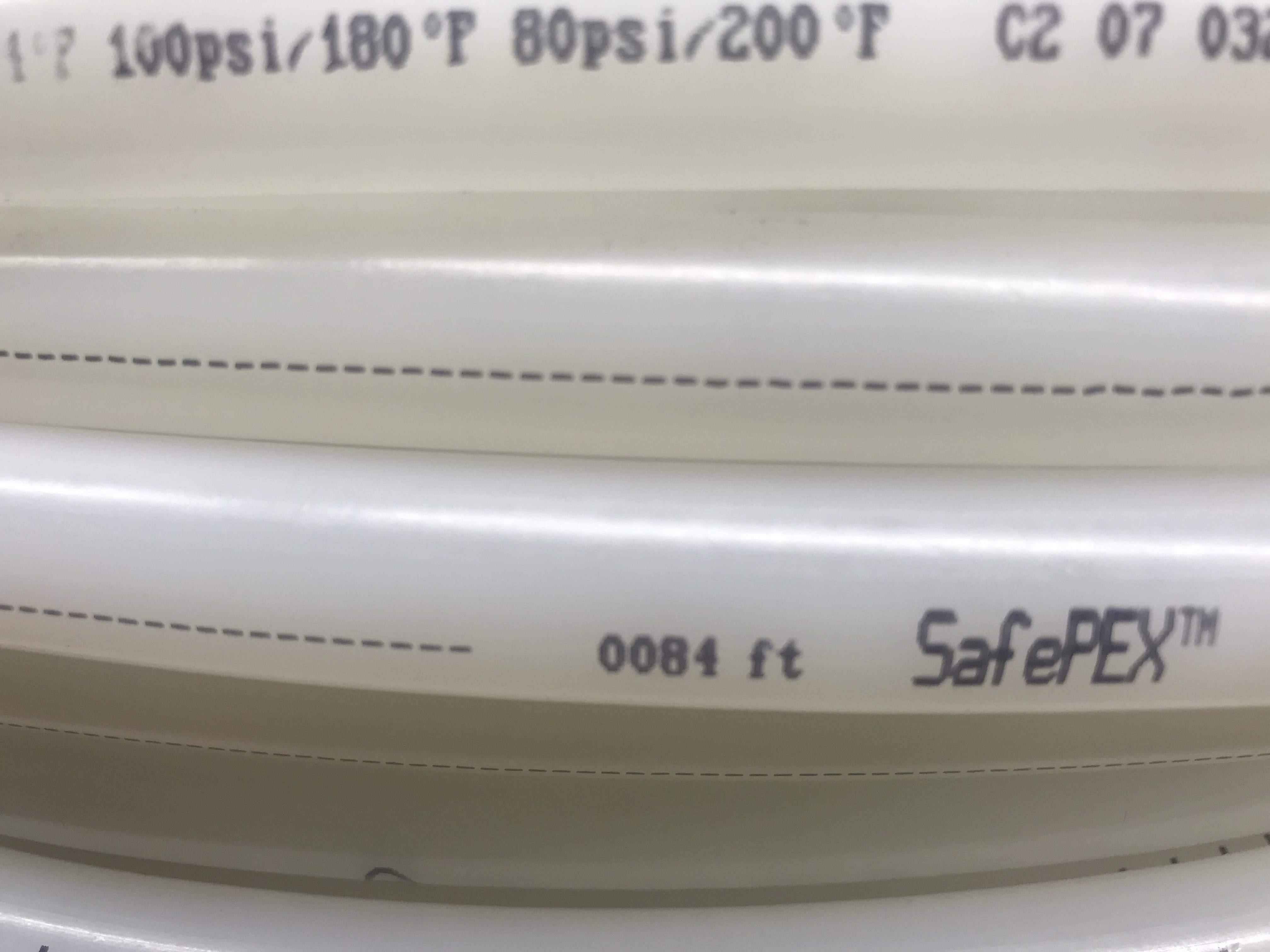 SafePEX PEX Tubing 3/8" x 5' Cold PEXA