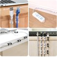 thumbnail image 5 of 60pcs Cable Clips, Storage Clips With Strong Self-adhesive Pads, Round Plastic Fixing Clips, Transparent, 5 of 5