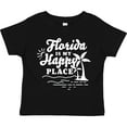 thumbnail image 3 of Inktastic Florida is My Happy Place with Palm Trees Boys or Girls Toddler T-Shirt, 3 of 5
