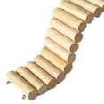 thumbnail image 7 of Hamster Bridge,Natural Wooden Long Ladder Bendable ClimbingToys Cage Accessories 7.5x50cm, 7 of 7
