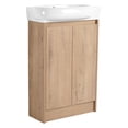 thumbnail image 6 of Modern Bathroom Vanity With Sink - 23", Compact Freestanding, Soft Closing Doors, Spacious Storage 23" Freestanding Cabinet Modern, Compact, Close Considerable Internal Shelf Space, 6 of 7