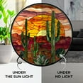 thumbnail image 3 of Personalized Cactus Stained Glass Suncatcher Stained Glass Window Hanging Home Decor Garden Halloween Christmas Wedding Housewarming Gifts, 3 of 6