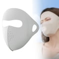 thumbnail image 6 of QccHieUs Cooling Face Cover Face Mask with Adjustable Ear Loops Breathable Sun Protection gray, 6 of 9