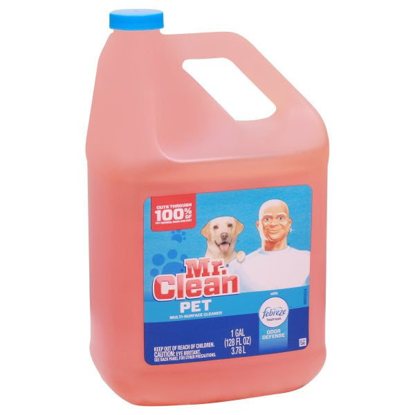 Mr Clean PET Multi Surface Cleaner Febreze Odor Defense 1 Gallon