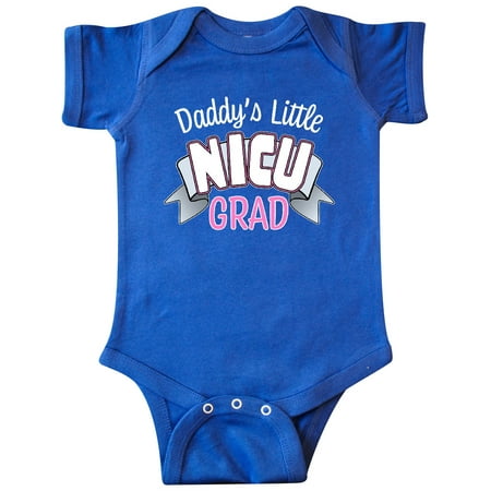 

Inktastic Daddy s Little Nicu Grad in Pink with Banner Gift Baby Boy or Baby Girl Bodysuit
