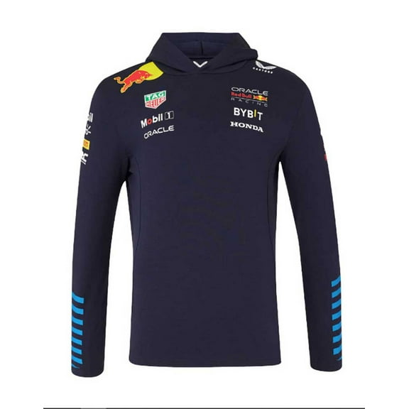 Red Bull Racing F1 Men's Team Pullover Hoodie- Navy