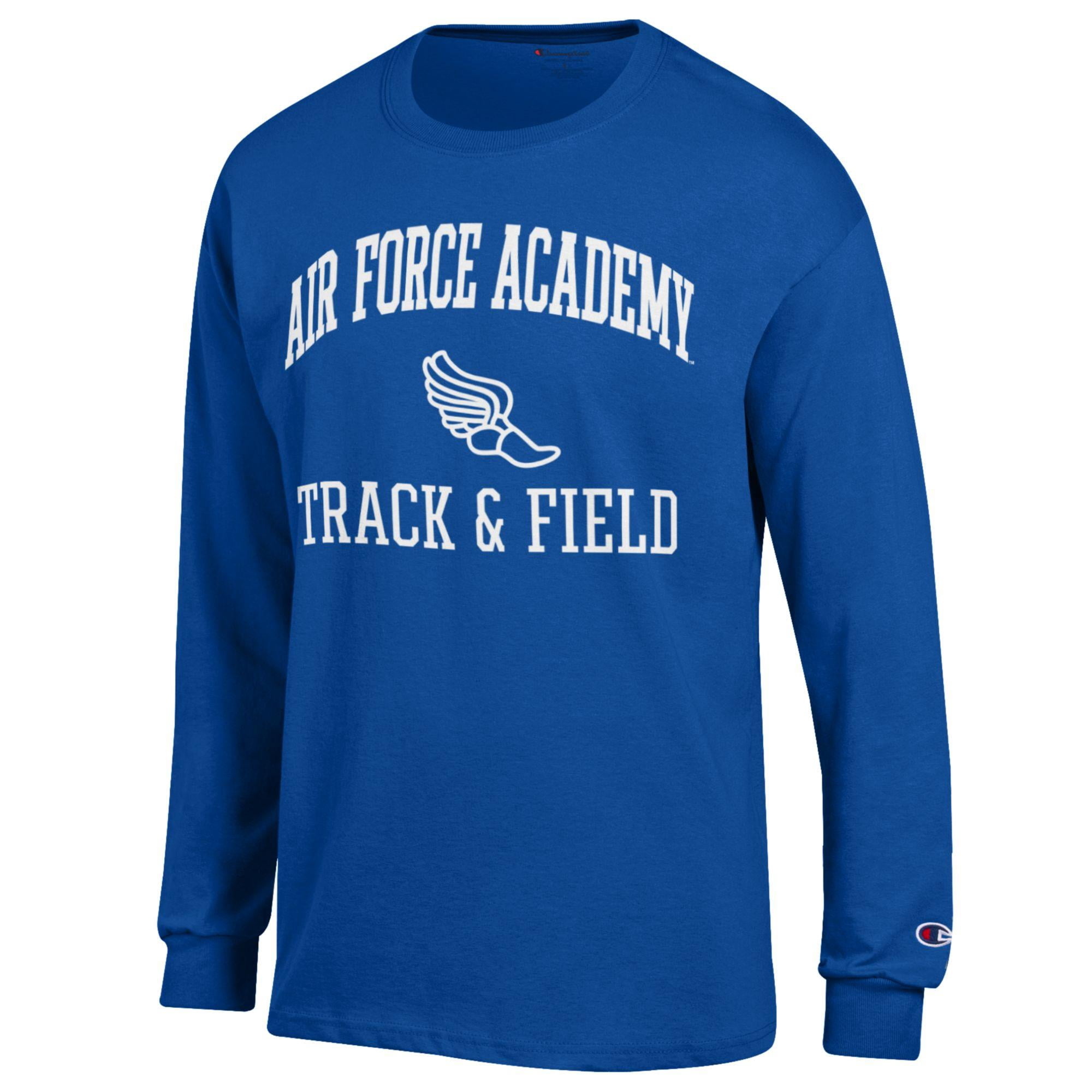 Men's Champion  Royal Air Force Falcons Track & Field Icon Long Sleeve T-Shirt