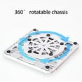 thumbnail image 6 of Necvior Height Adjustable Laptop Stand Ergonomic Riser Platform for Notebook Cell Phone, 6 of 16