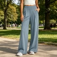 thumbnail image 6 of Admvng Sweatpants Women Baggy Solid Color Thin Large Size Leggings High Waist Can Be Worn At Home and Outside Trousers, Size XL-6XL, 6 of 6