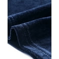 thumbnail image 5 of DARING DIVA Women's Plus Velvet Fishtail Mermaid Bodycon Skirt 3X Navy Blue, 5 of 6