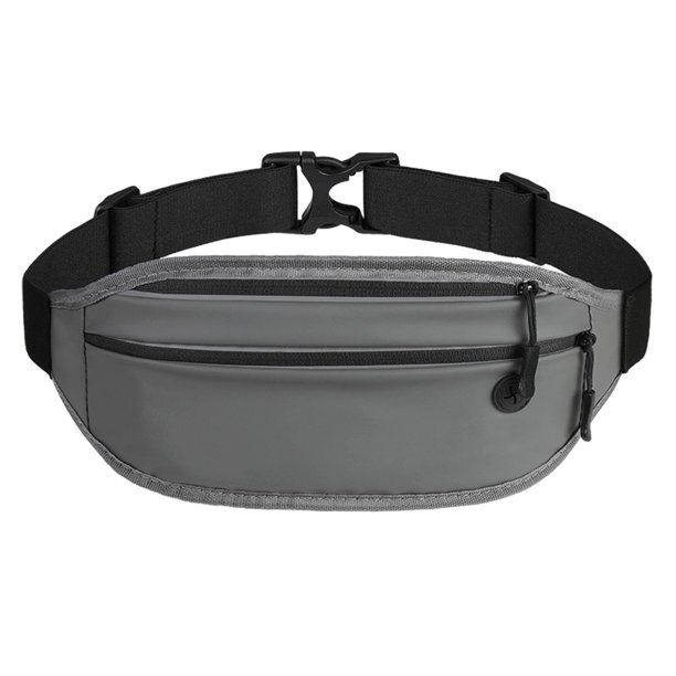 Riñonera deportiva, bolsa para teléfono móvil para correr, equipo para exteriores, riñonera multifuncional, gris