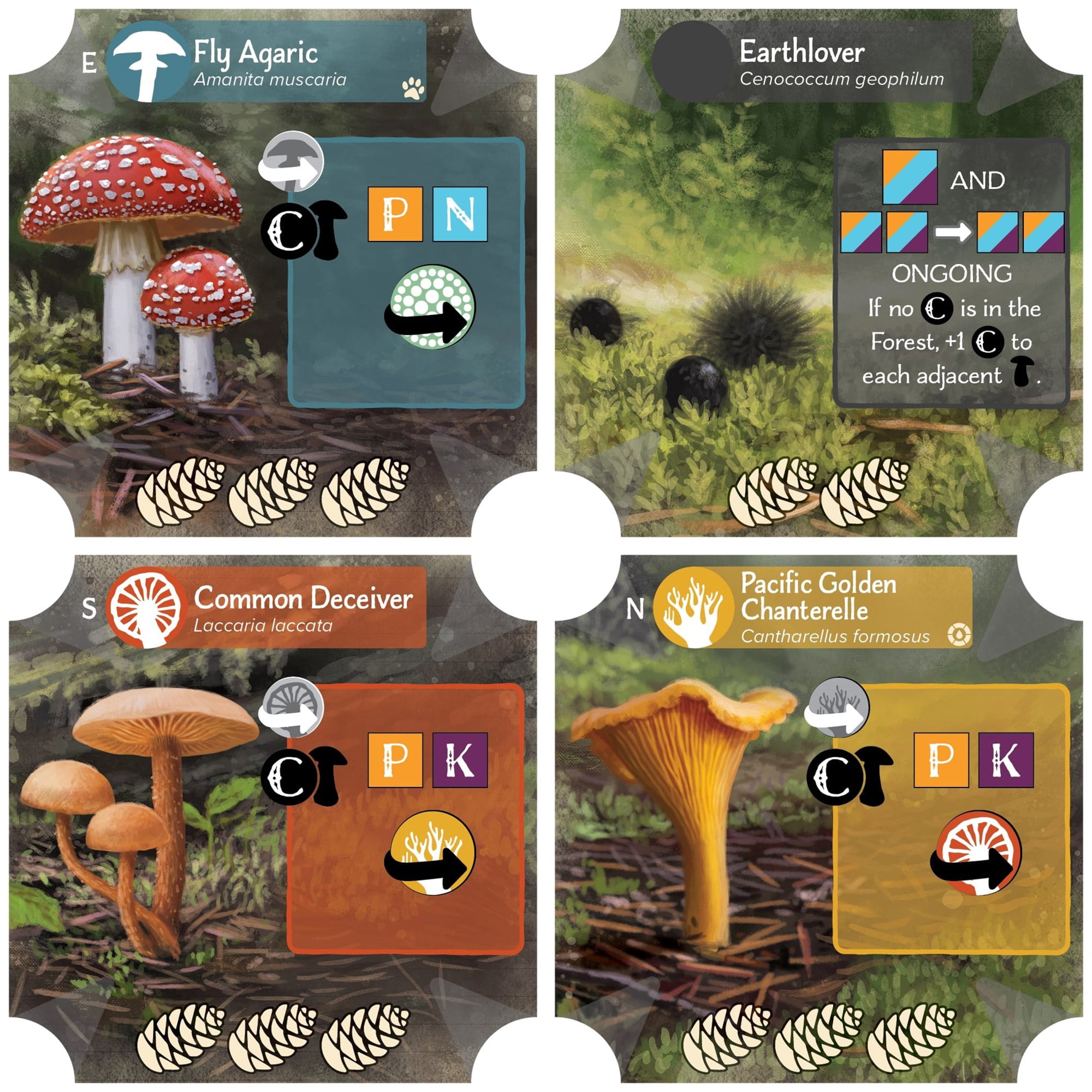 AEG: Undergrove -  Strategy Board Game, Nature Resource Management, Token Collection & Tile Laying, Tree Growing, Ages 10+, 1-4 Players, 60-90 Mins