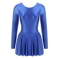 thumbnail image 4 of inhzoy Women Summer Tunic Dress Long Sleeve Oil Glossy Casual Mini Dress, 4 of 8