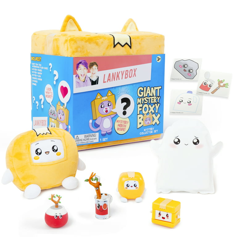 Lankybox Giant Foxy Mystery Box with Surprises New 2023