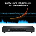 thumbnail image 3 of LYNEPAUAIO Professional 6 Pair Single Source Speaker Selector Bidirectional Connection Stereo Loudspeaker / Amplifier Comparator Audio Receiver Splitter Box, 3 of 7