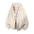 thumbnail image 1 of Ceisia Men's solid color warm hooded coat long sleeve outerwear Gift, 1 of 8