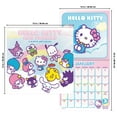 Trends International 2024 Hello Kitty Wall Calendar & Push Pins
