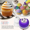 thumbnail image 2 of Less Than 5 Bakeware EasyBake Tri-Color Coupler Large Converter Tri-color Butter Cream Coupler Cake, 2 of 9