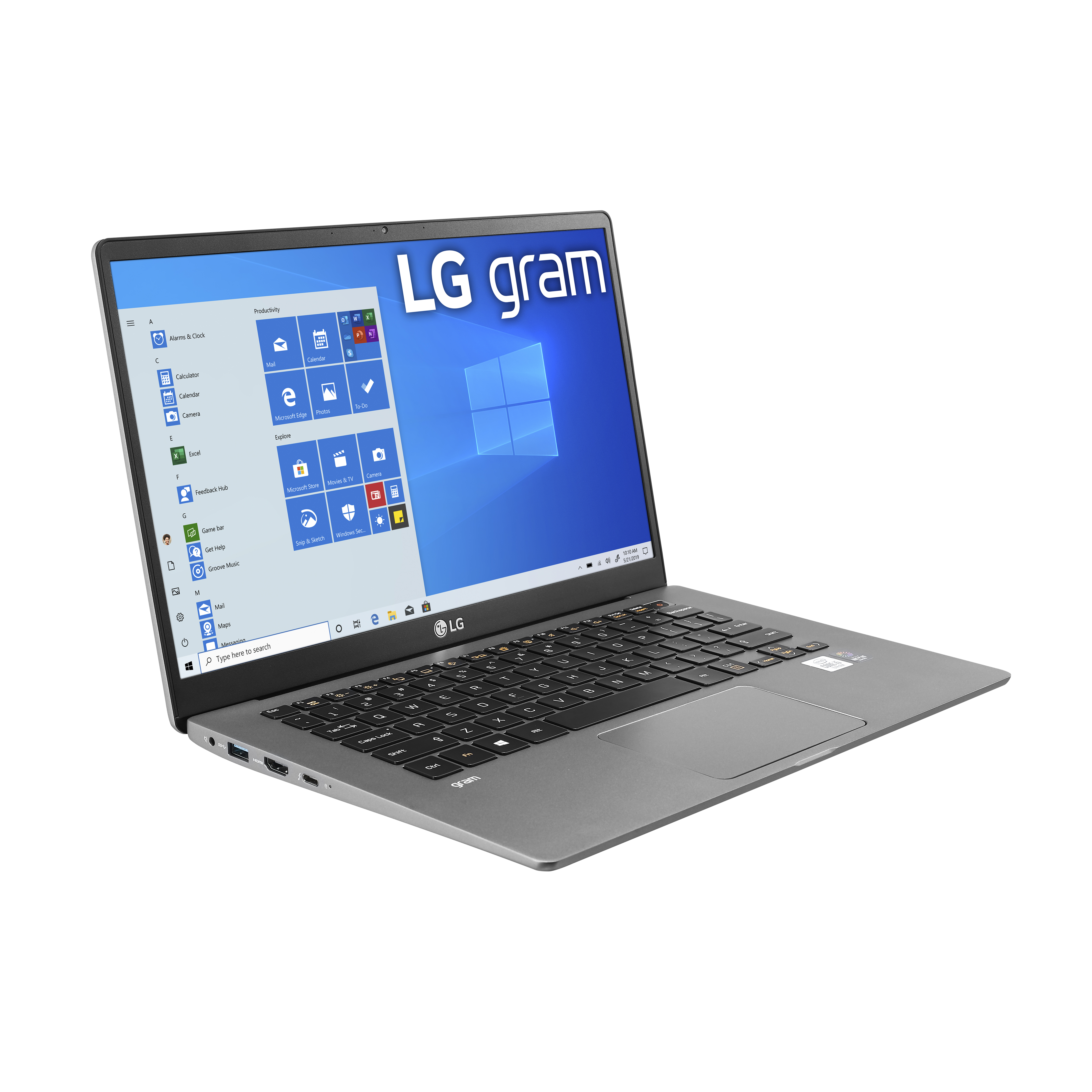 LG gram 14 inch Ultra-Lightweight Laptop with 10th Gen Intel Core Processor w/Intel Iris Plus - 14Z90N-U.AAS7U1 - image 11 of 13