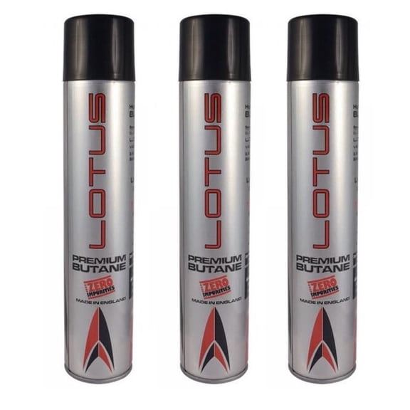 Lotus 400 ml Butane - 3 Pack