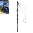 thumbnail image 1 of Rain Chain Anchor, 13 Inch Metal Rain Chain Anchoring Stake Sturdy  for Outdoor, 1 of 7