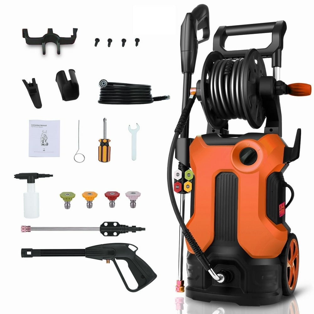 3800PSI Electric Pressure Washer 5-in-1 2.8GPM, 2000W High Power Washer